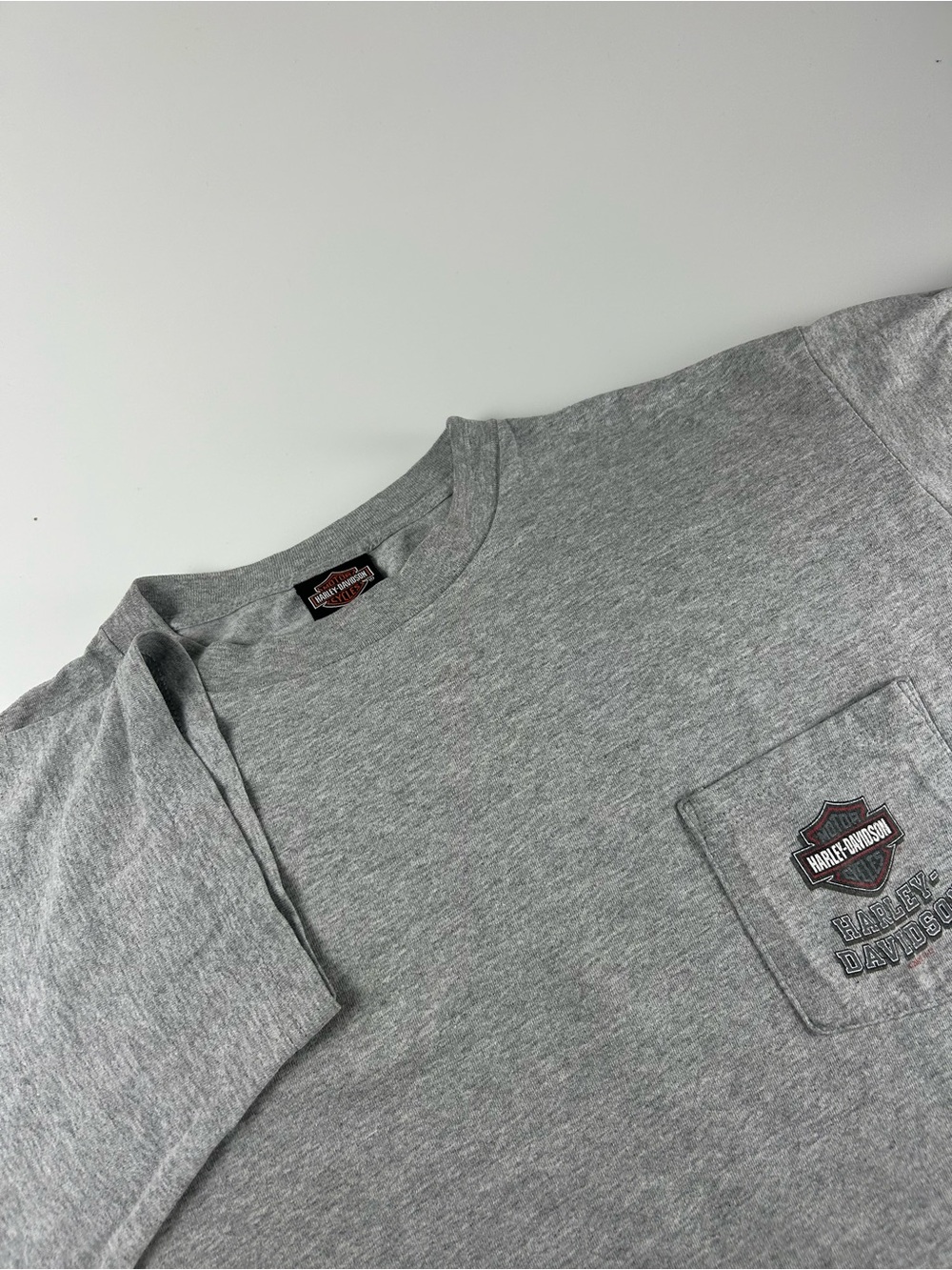 Harley Davidson Men’s SZ XL Gray Santa Fe New Mexico Y2K Big Eagle Aztec Graphic